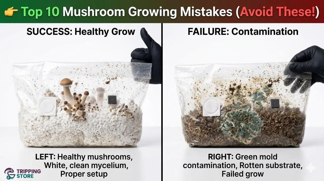 Top 10 Mistakes Beginners Make When Growing Mushrooms